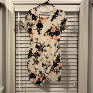 Multi color floral dress. Perfect for weddings & baby showers.